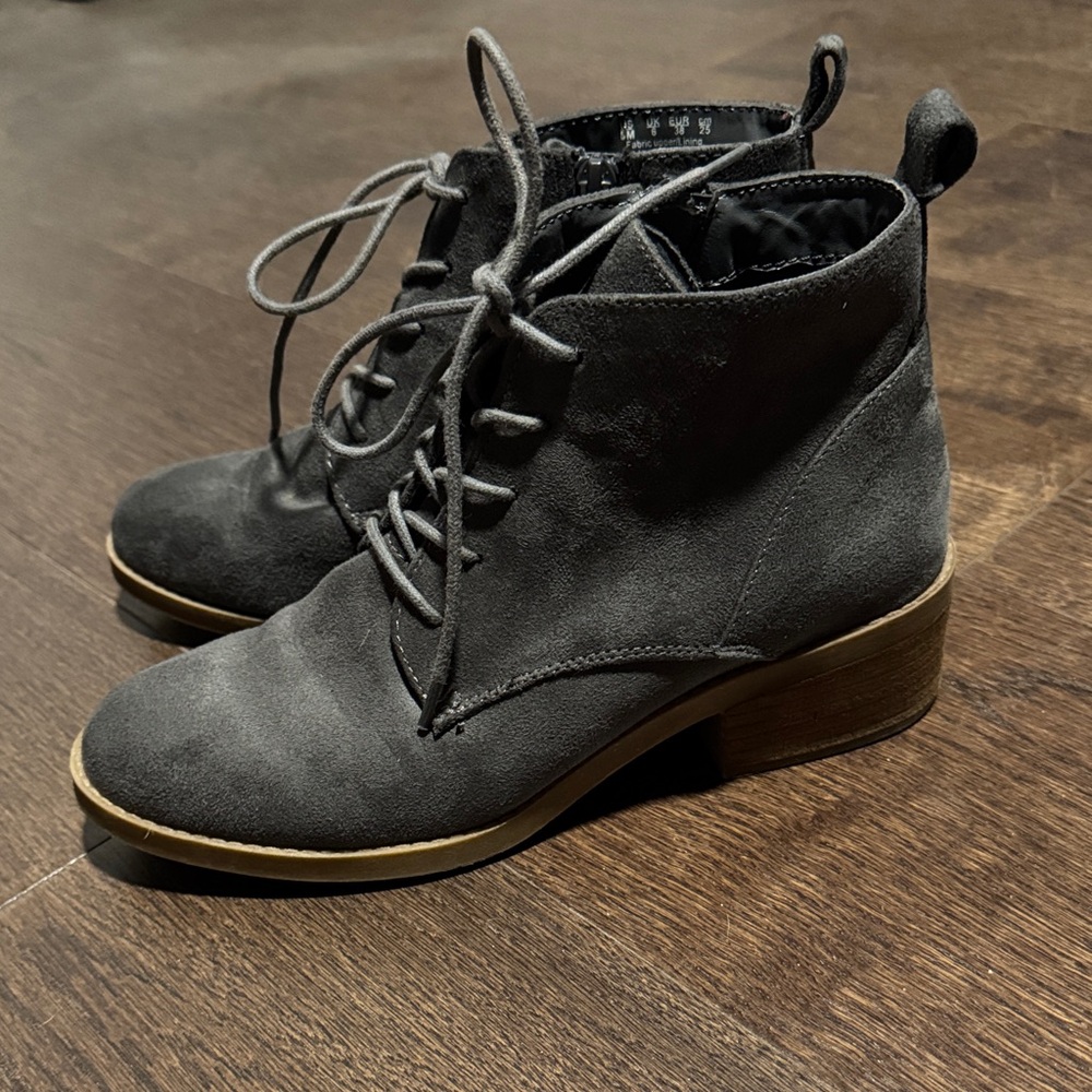 Charcoal Ankle Booties